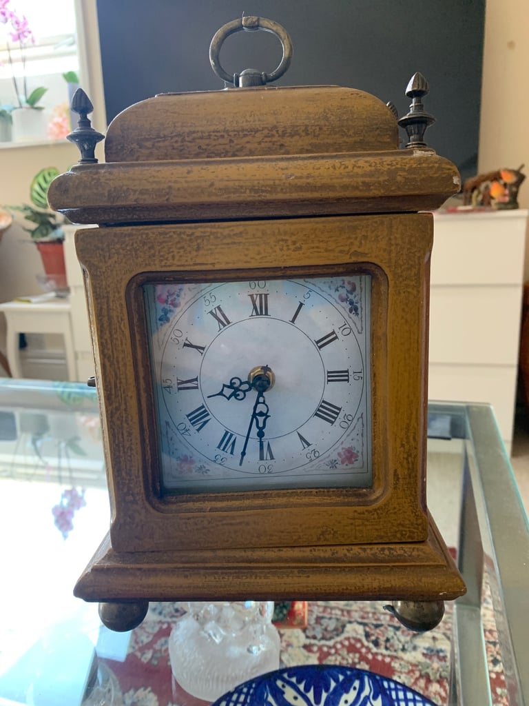 image for Wooden mantel clock