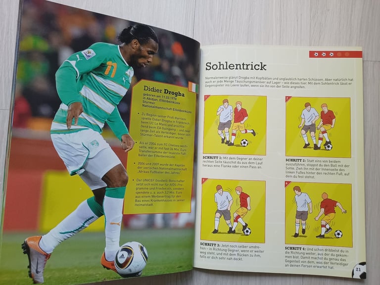 Die besten Fußballtricks - with Trainings-Poster:... German Football tricks