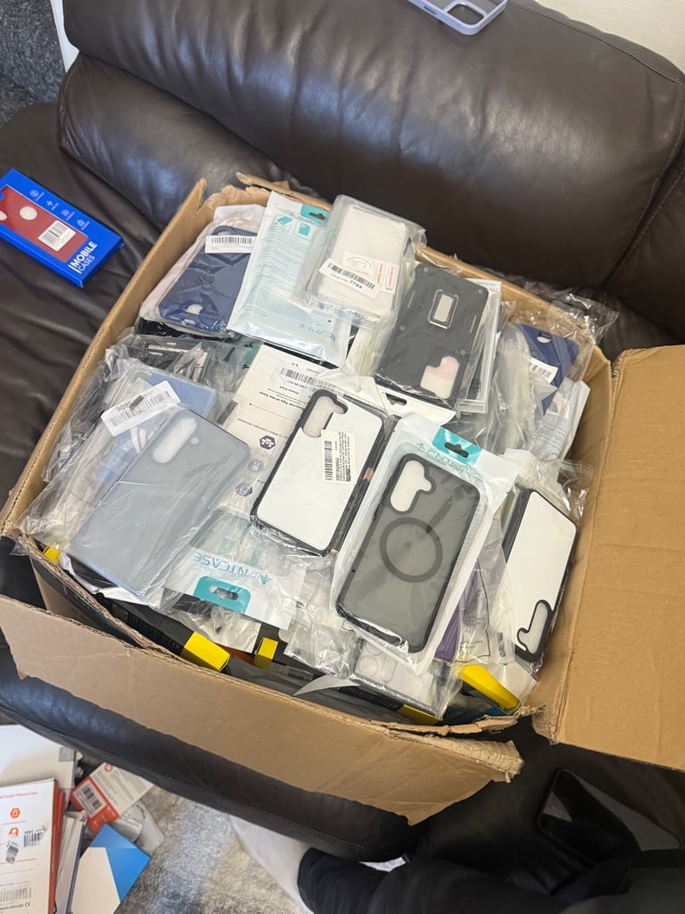Wholesale Job Lot – 500+ Phone Cases – Mixed Models & Colours – Brand New