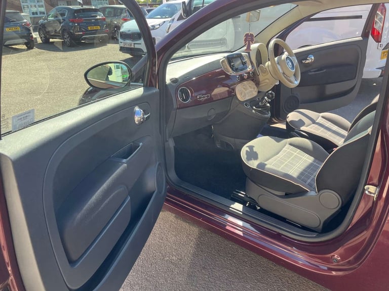 2015 Fiat 500 1.2 500 Lounge 3dr Hatchback Petrol Manual