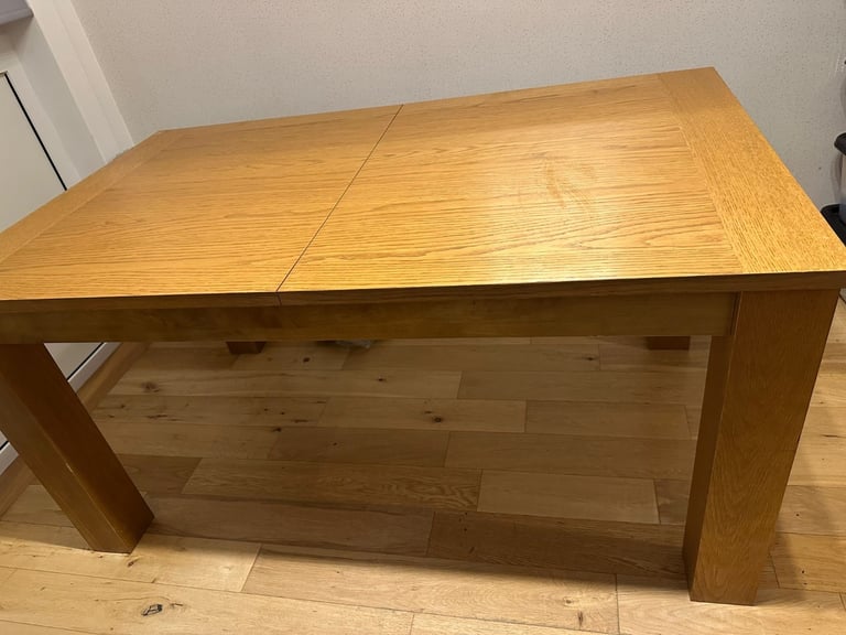 image for FREE Oak Dining table and chairs