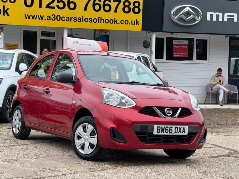 2016 Nissan Micra 1.2 Visia 5dr HATCHBACK PETROL Manual