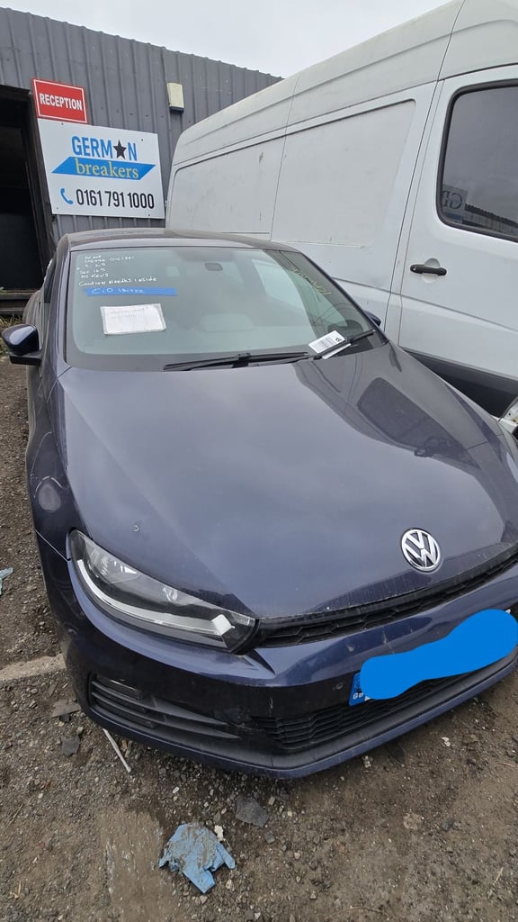 image for VW SCIROCCO GT 2013-2017 DIESEL MANUAL PGT CUUB BLUE LH5X COUPE - BREAKING FOR PARTS & SPARES