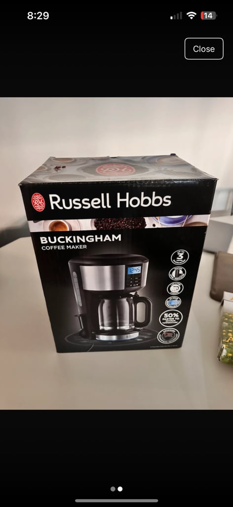 image for Russel Hobbs coffee machine 