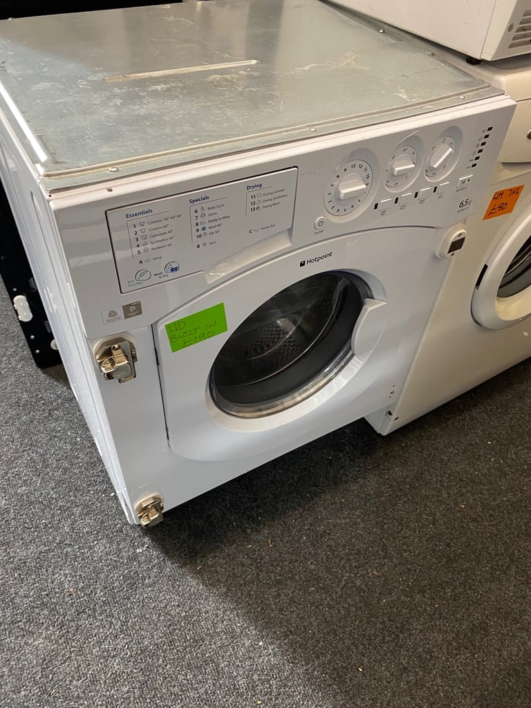 image for ♻️WHITE HOTPOINT INTEGRATED WASHER DRYER £190