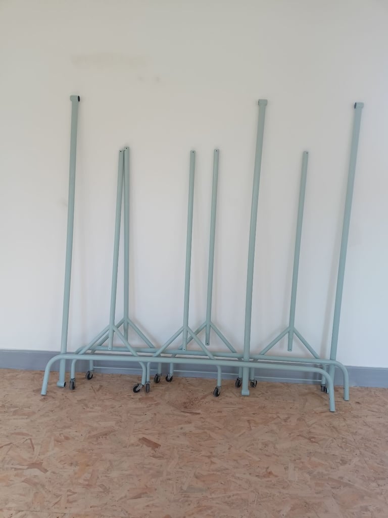 image for SHOP STYLE CLOTHES RAIL ON WHEELS
