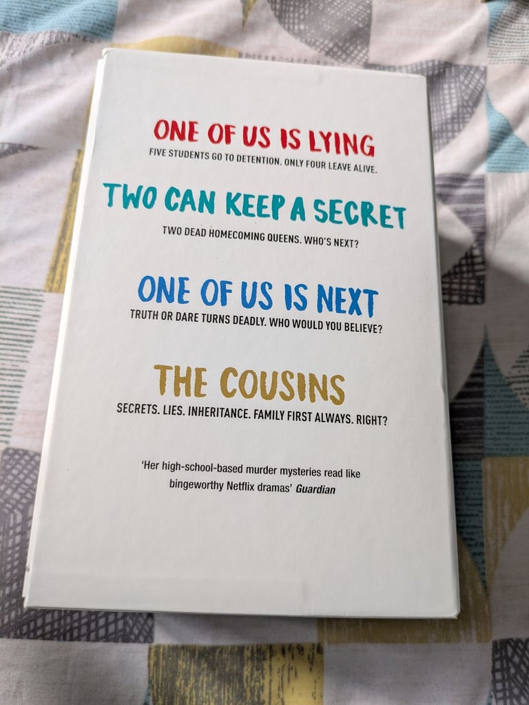 NEW one of us is lying book set by Karen McManus 
