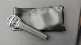 Shure SM58 Microphone, Good Condition, With Pouch.