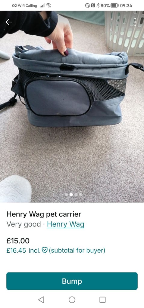 Waag Dog car seat carrier