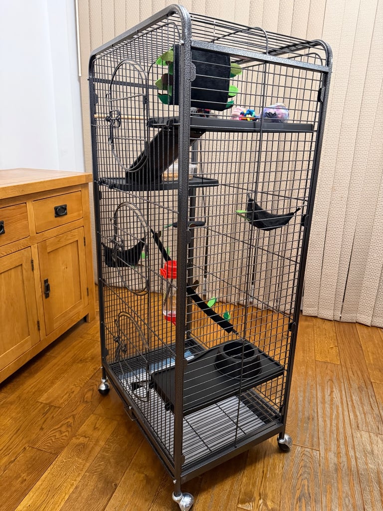 Large Multi-Level Small Animal Cage