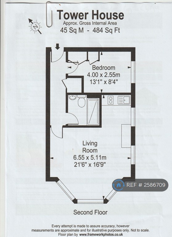 1 bedroom flat in Tower House, Richmond, TW9 (1 bed) (#2586709)