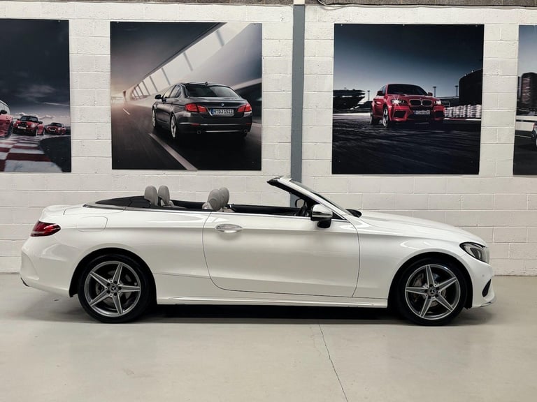 2017 Mercedes-Benz C Class 2.0 C200 AMG Line Cabriolet 2dr Petrol G-Tronic+ Euro 6 (s/s) (184 ps)...