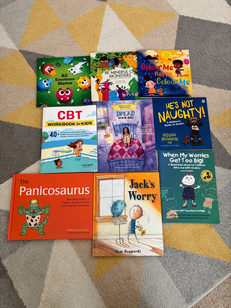image for Set of Anxiety/Autism/ Emotional books