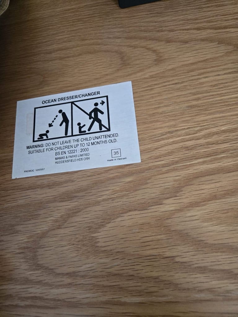 image for Baby changing unit with top cover 