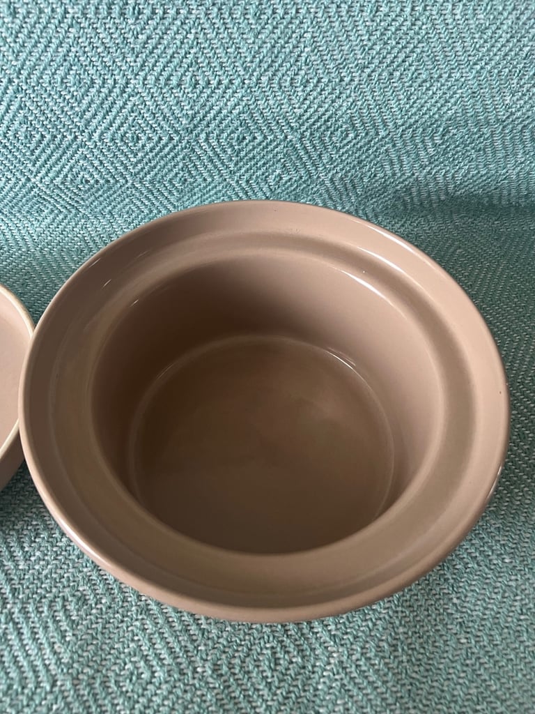 Beautiful Large Ceramic Round Casserole with lid