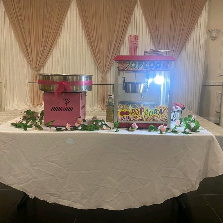 Bouncy castle Candy Floss Popcorn slush chocolate fountain 360 hire 