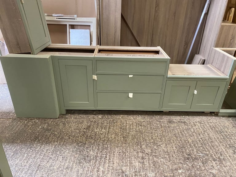 Handmade Painted In Frame Shaker Kitchen 