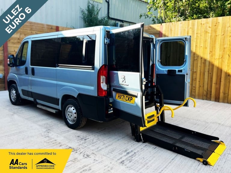 image for 2021 Peugeot Boxer 5 Seat Wheelchair Accessible Disabled Access Vehicle WAV MPV Diesel Manual