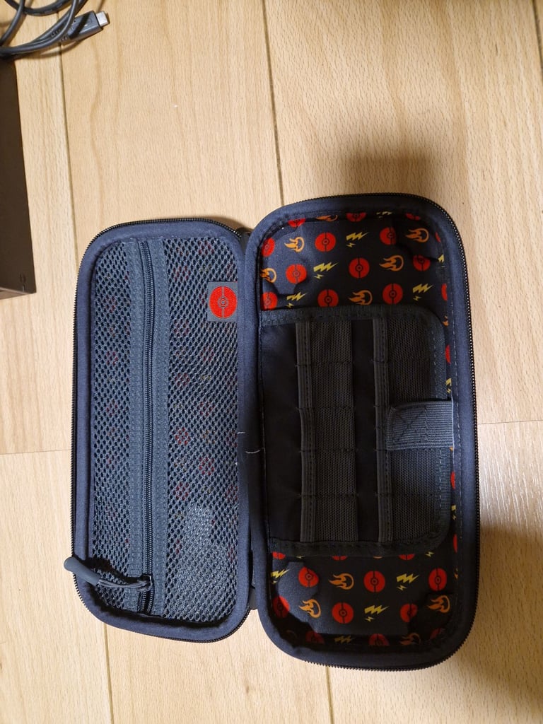 Nintendo switch with digital games and carry case (see below)