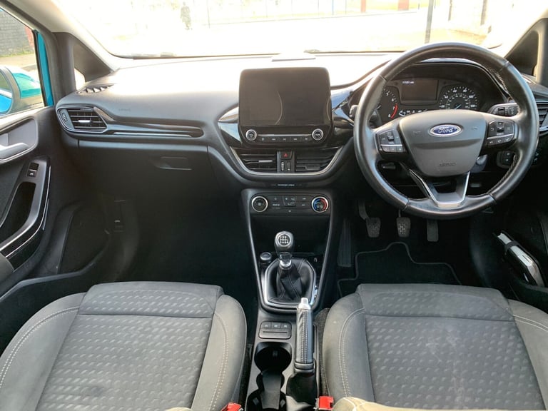 2017 Ford Fiesta 1.0 ecoboost zetec 5 Doors blue petrol ulez compliant 