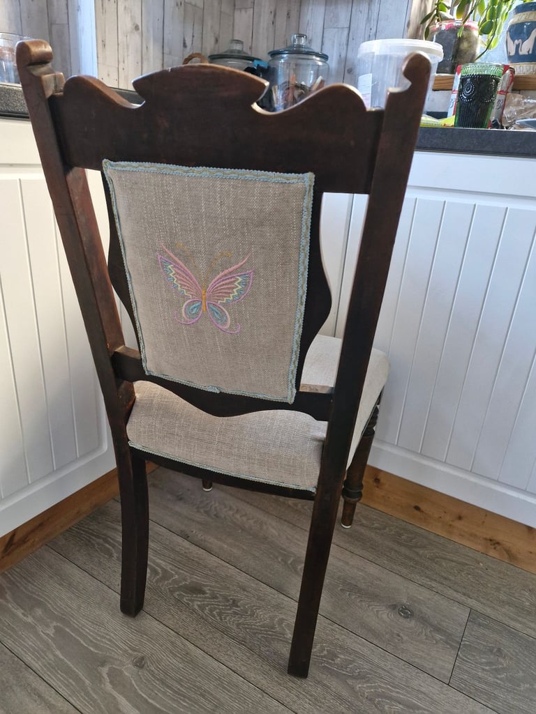 vintage 1980 custom farmhouse chair
