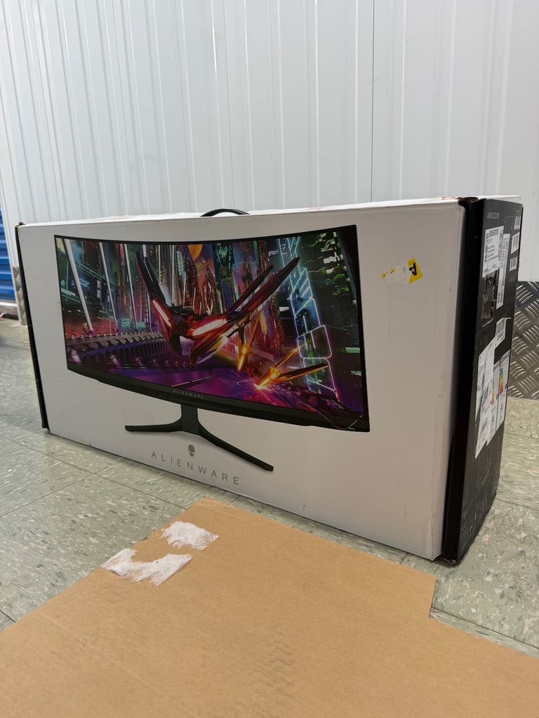 image for 34 inch Alienware QD OLED WQHD 3440x1440 21:9 1800R Curved Gaming Monitor 165Hz  0.1ms AW3423DWF