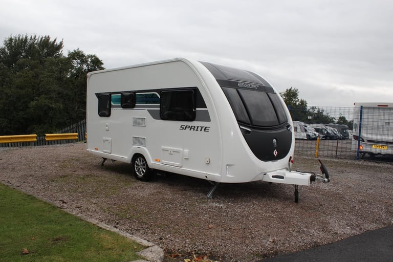 2023 Swift Sprite Alpine 2, Spacious 2 Berth Caravan With End Washroom & Mover