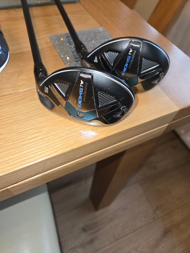 Callaway ai smoke 4 and 5 hybrids regular flex 