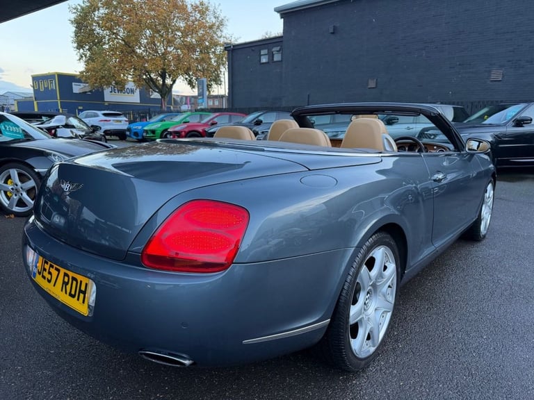 2007 57 BENTLEY CONTINENTAL 6.0 W12 GTC CONVERTIBLE 2DR PETROL AUTO 4WD EURO 4 (