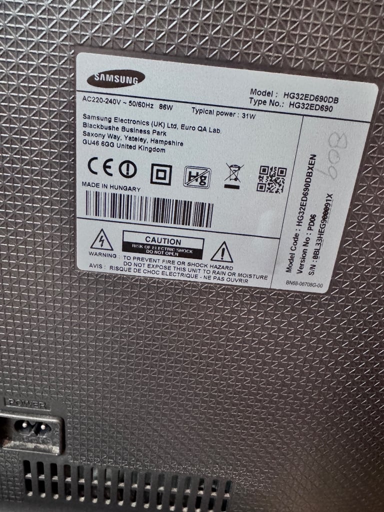 Samsung 32 LED TV