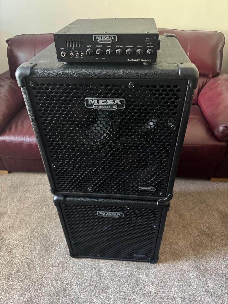 800w Mesa Boogie Subway D800 Bass Amp with Superlight Cabs
