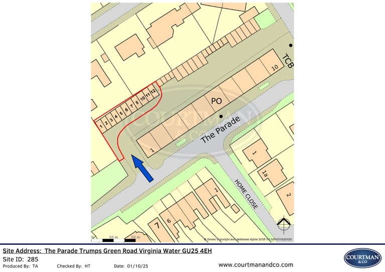 Garages to rent: The Parade, Trumps Green, Virginia Water GU25 4EH - NEW ROOFS FITTED