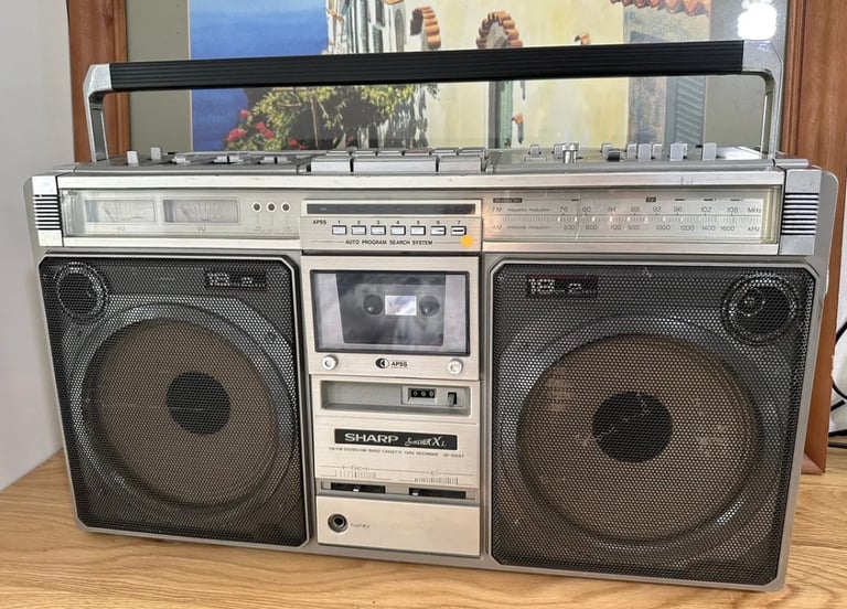 SHARP GF-505ST FA/AM stereo cassette tape SEARCHER-XL ,JAPANES VERSION