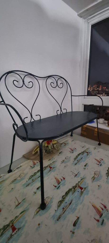 image for FFermob 1900 cast iron outdoor bench