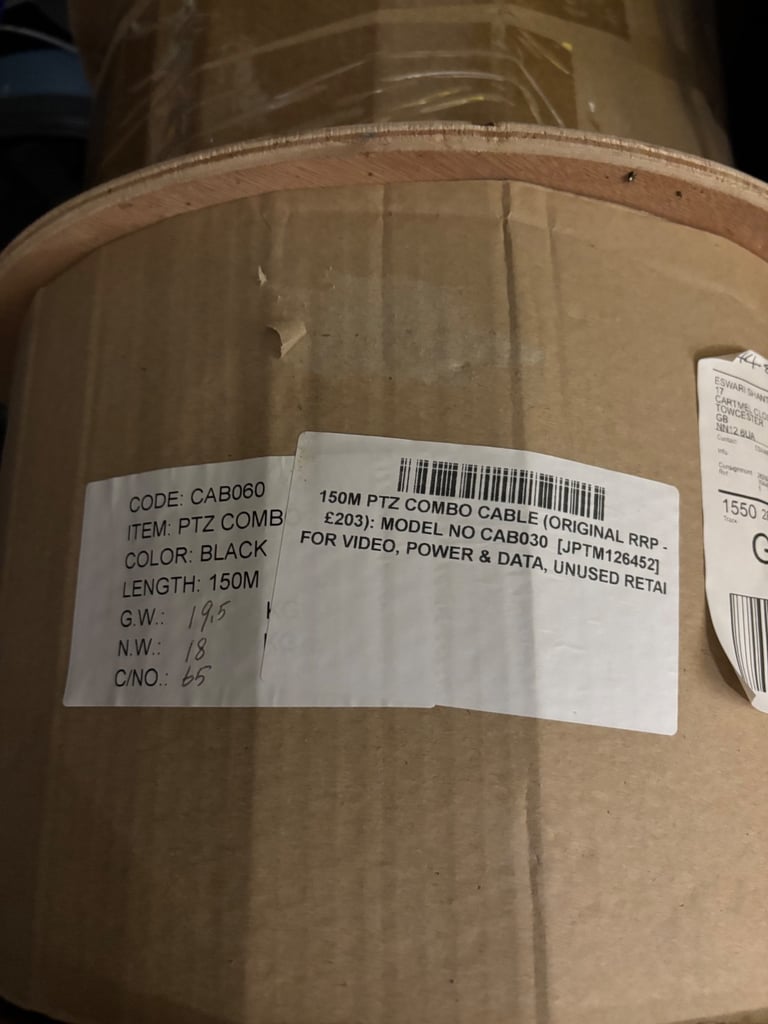 150m PTZ Combo Cable BNIB