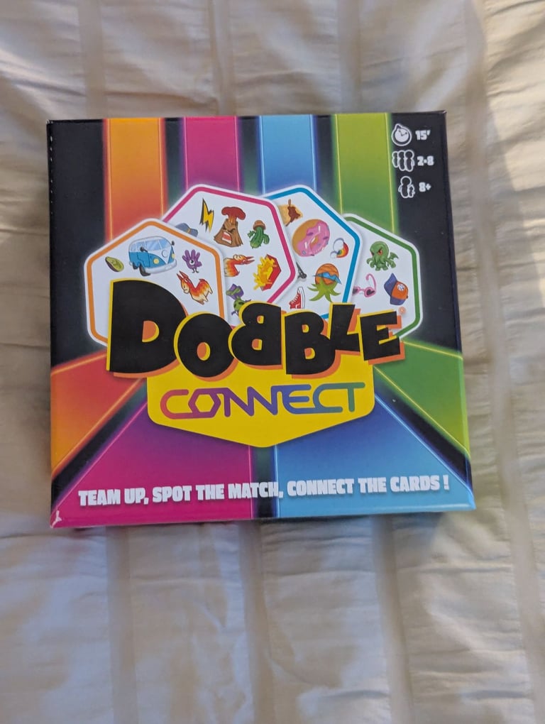 Dobble Connect Card Game | Ages 8+ | 2-8 Players