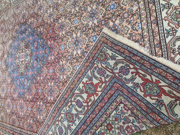 large handmade wool rug  