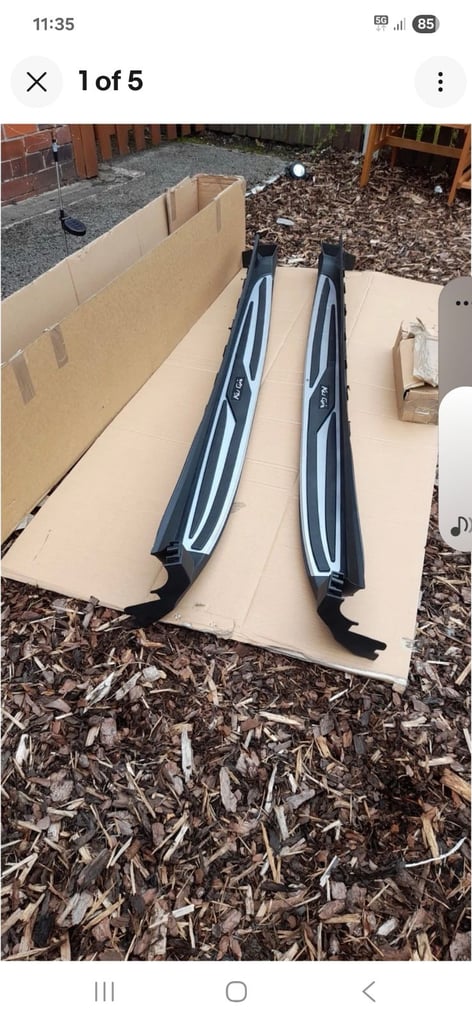 New kuga side steps /running boards withcall the attachments.  For ford