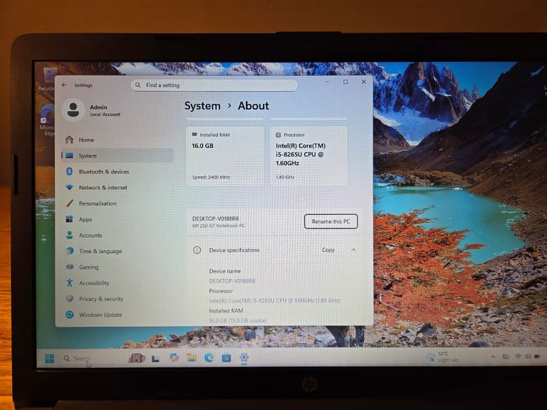 image for Intel i5, HP, 15.6" Windows 11 Laptop 