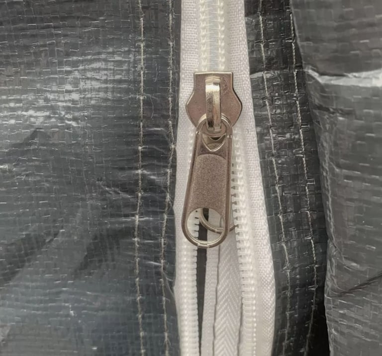 Outdoor storage tent, bike shed with zipper doors 9ft X 7.5ft