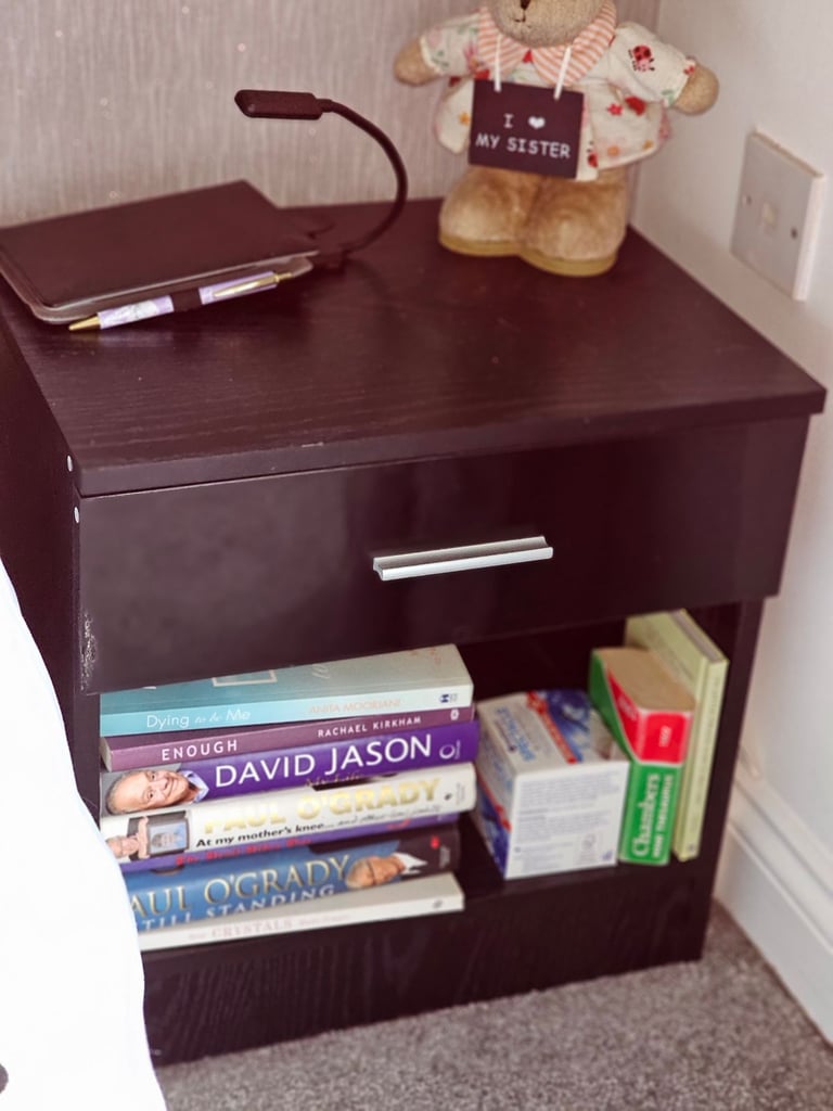 1x3 door wardrobe 1x chest of drawers and 2x bedside cabinets 
