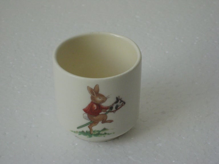Peter Rabbit Wedgwood Mug for £7.00; Peter Rabbit Royal Doulton Egg Cup for £5.00