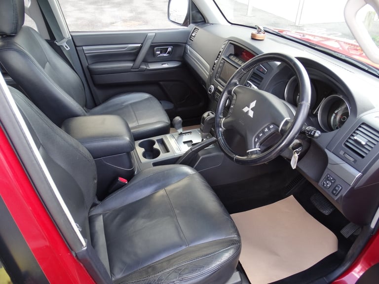 2009 MITSUBISHI SHOGUN 3.2 DIESEL DIAMOND DI-D LWB 7 SEATS AUTO 4WD TOW BAR RED