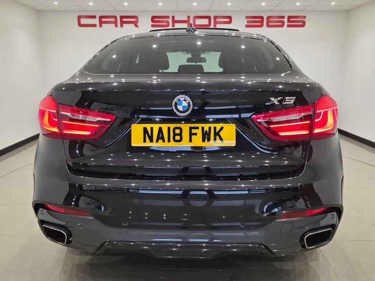2018 18 BMW X6 3.0 30D M SPORT SUV 5DR DIESEL AUTO XDRIVE EURO 6 (S/S) (258 PS) 