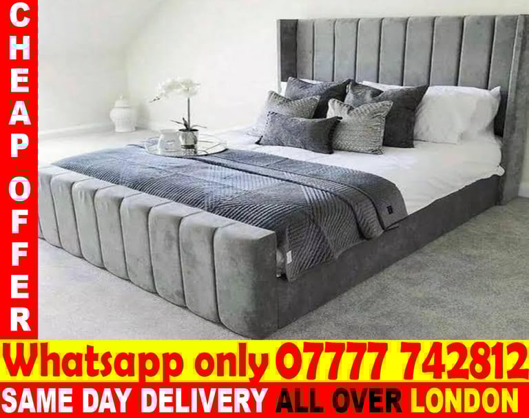 NEW BED AND MATTRESS, SINGLE - DOUBLE SMALL - DOUBLE (KJN