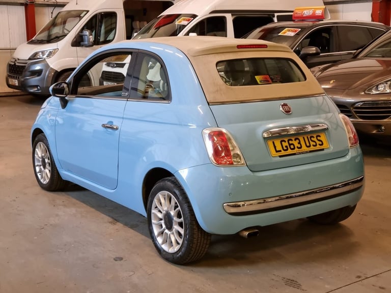 2013 Fiat 500 0.9 LOUNGE Convertible Petrol Manual