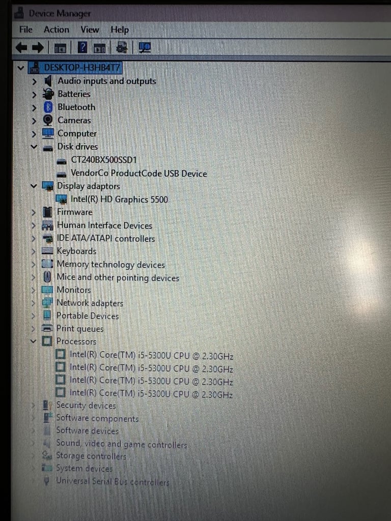 Lenovo ThinkPad T450 14.1" HD Screen i5 8GB RAM 240GB SSD WINDOWS 11