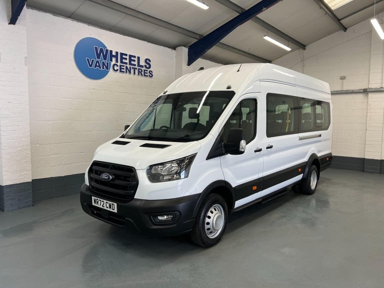 2022 Ford Transit 2.0 460 EcoBlue Leader RWD L4 High Roof Euro 6 (s/s) 5dr (17 Seat, DRW) Minibus...