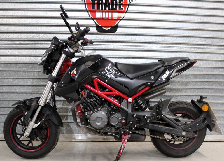 2018 18 Benelli Tornado TNT 125 LEARNER LEGAL TRADE SALE NEW MOT 8576miles BLACK
