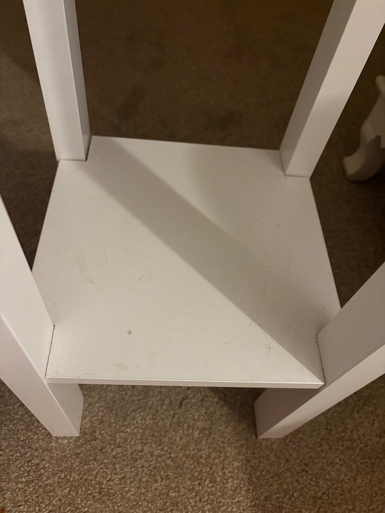 White small dressing table. 